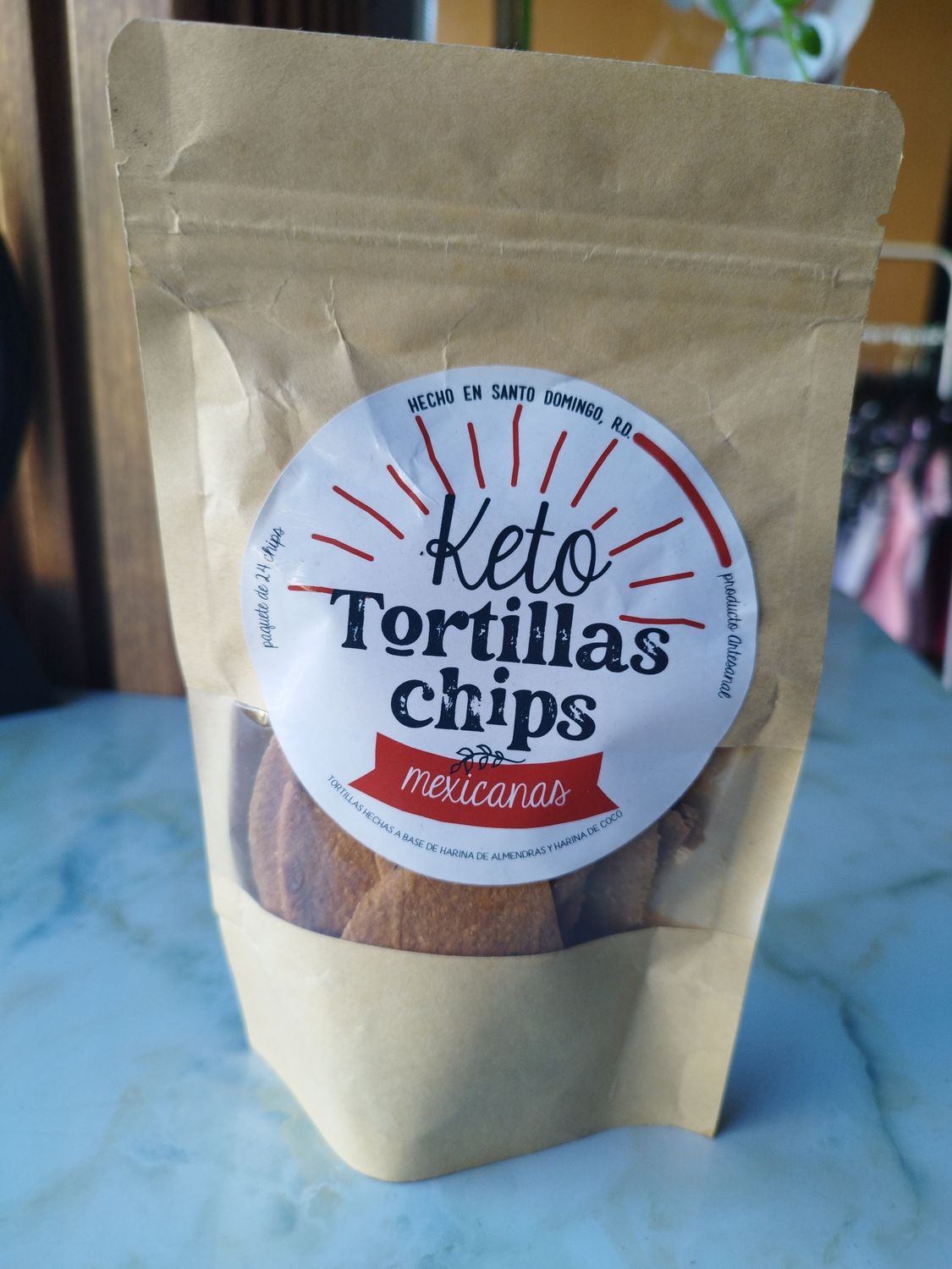 Keto tortilla chips mexicanas