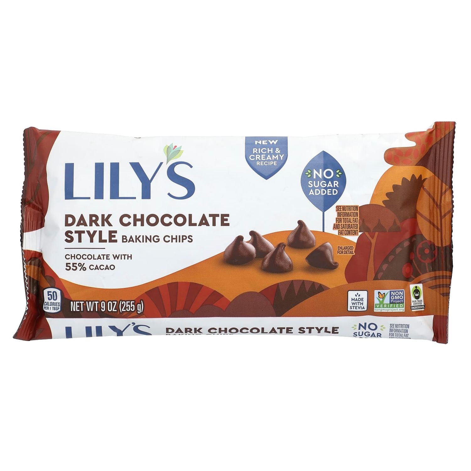 LILYS DARK CHOCOLATE CHIPS.