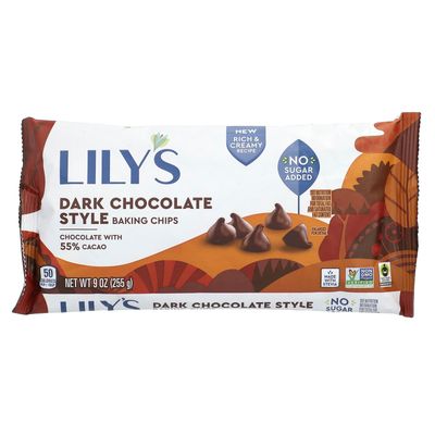 LILYS DARK CHOCOLATE CHIPS.