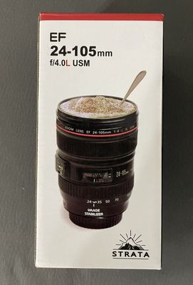 VASO TAZA FORMA DE CÁMARA