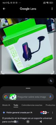 Soporte universal para teléfono de coche.