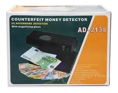 Detector de billetes falsos modelo AD-2.