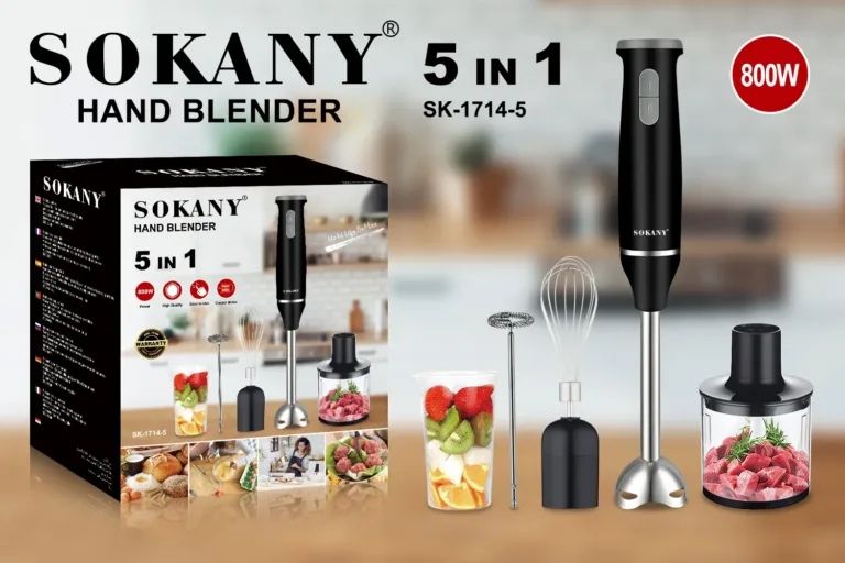 BATIDORA DE MANO SOKANY 5 en 1