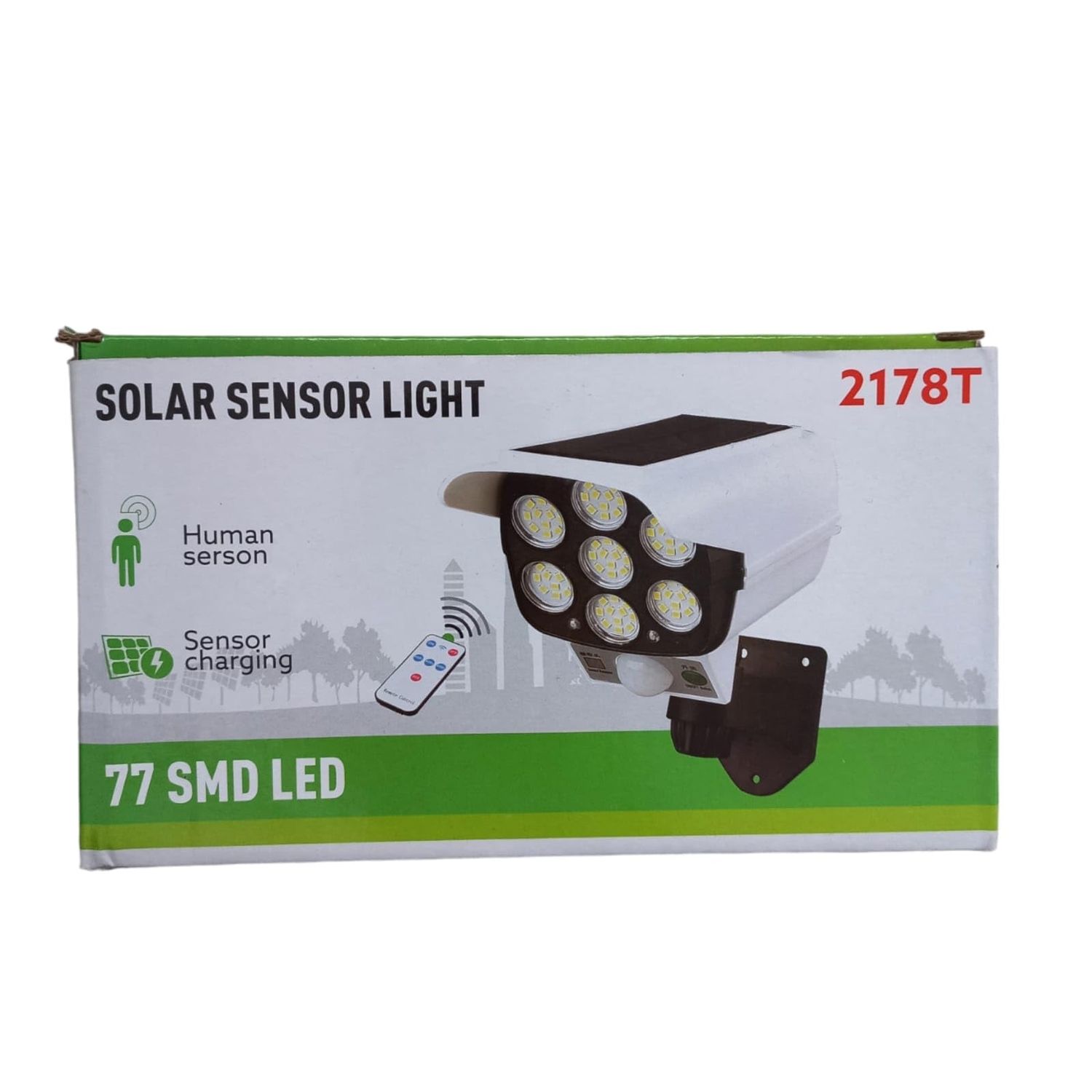 FOCO SOLAR LED SENSOR DE MOVIMIENTO
