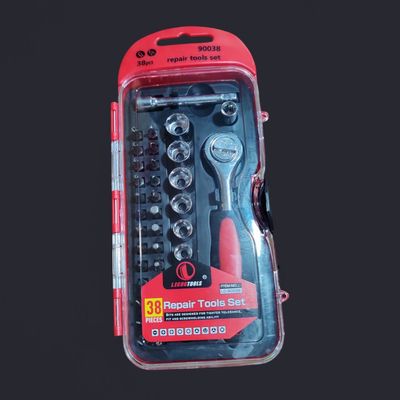 🔧 Juego de Cubo de 38 Piezas – Precisión y Rendimiento en Cada Trabajo