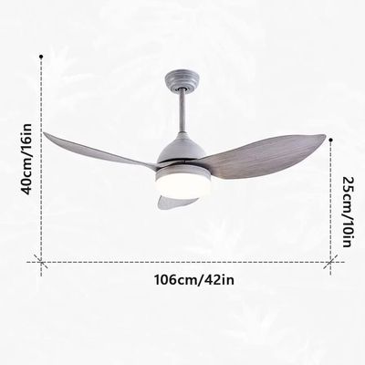 🌀💡 Ventilador de Techo Iluminado de 42" – 3 Aspas con Control Remoto 💡🌀