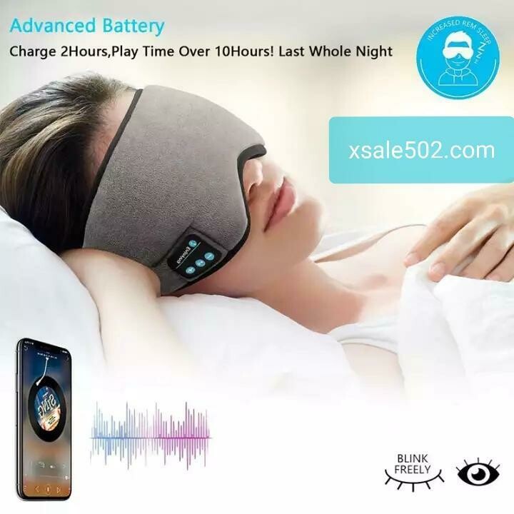 Bluetooth Máscara de ojos para dormir Auriculares Viaje