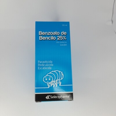 BENZOATO DE BENCILO FRASCO 120ML