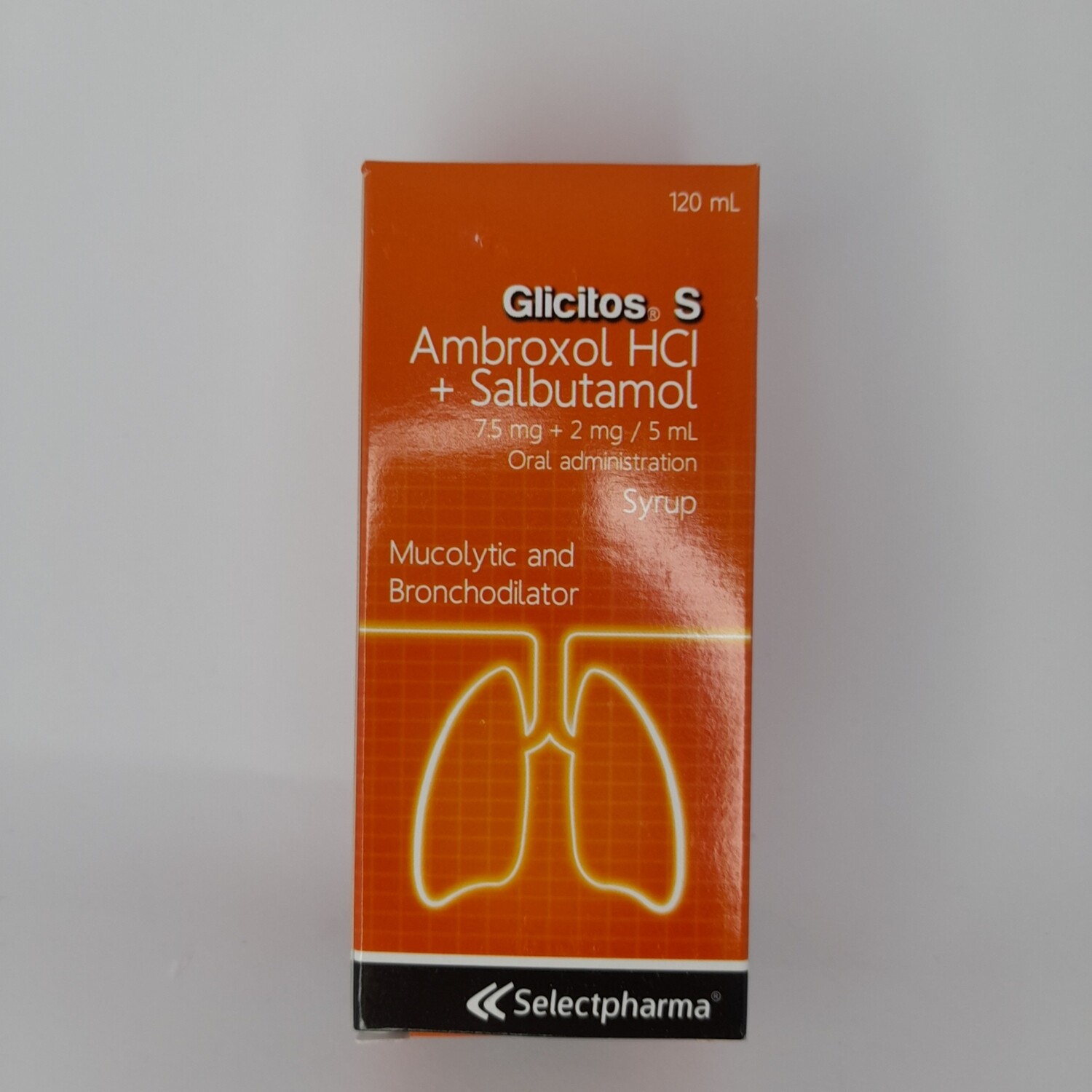 GLICITOS S (ambroxol + salbutanol ) 120ML JARABE