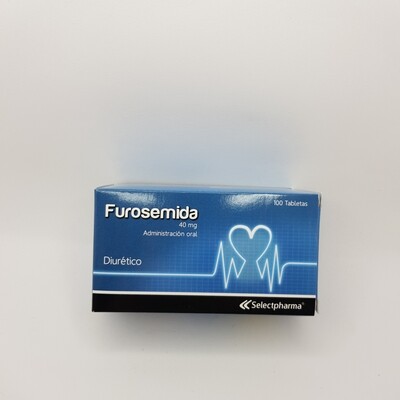 FUROSEMIDA 40MG CX 10 BLISTER