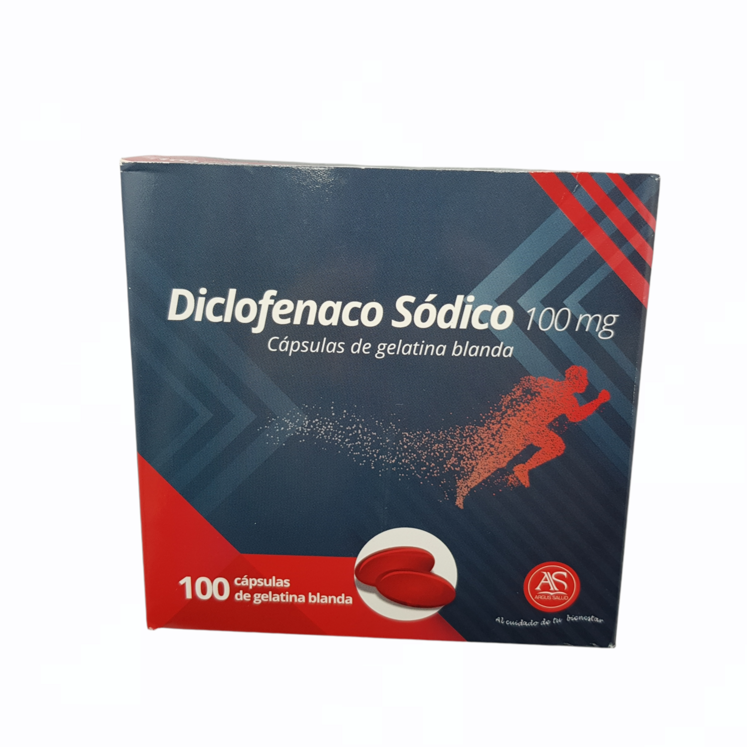 DICLOFENACO SODICO 100MG BX 10 
 GEL CAPS