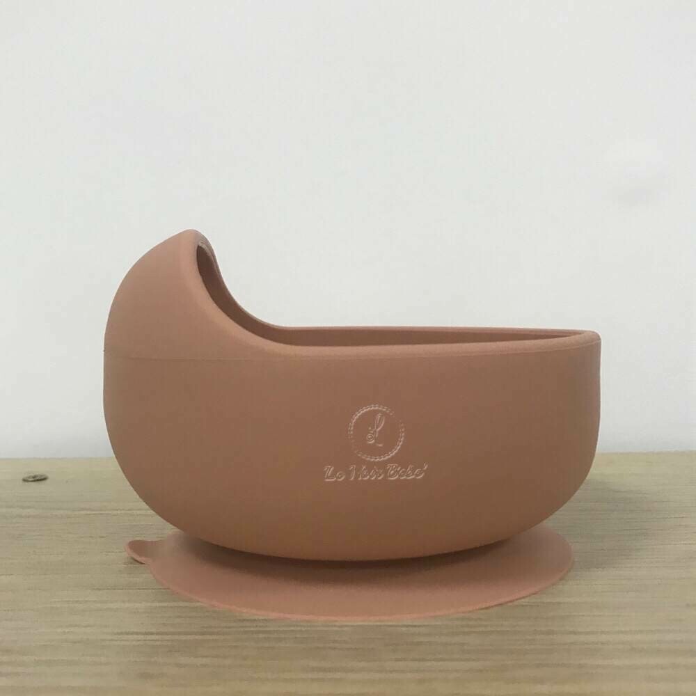 Dusty Rose Suction  Bowl
