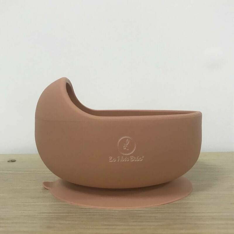 Dusty Rose Suction  Bowl