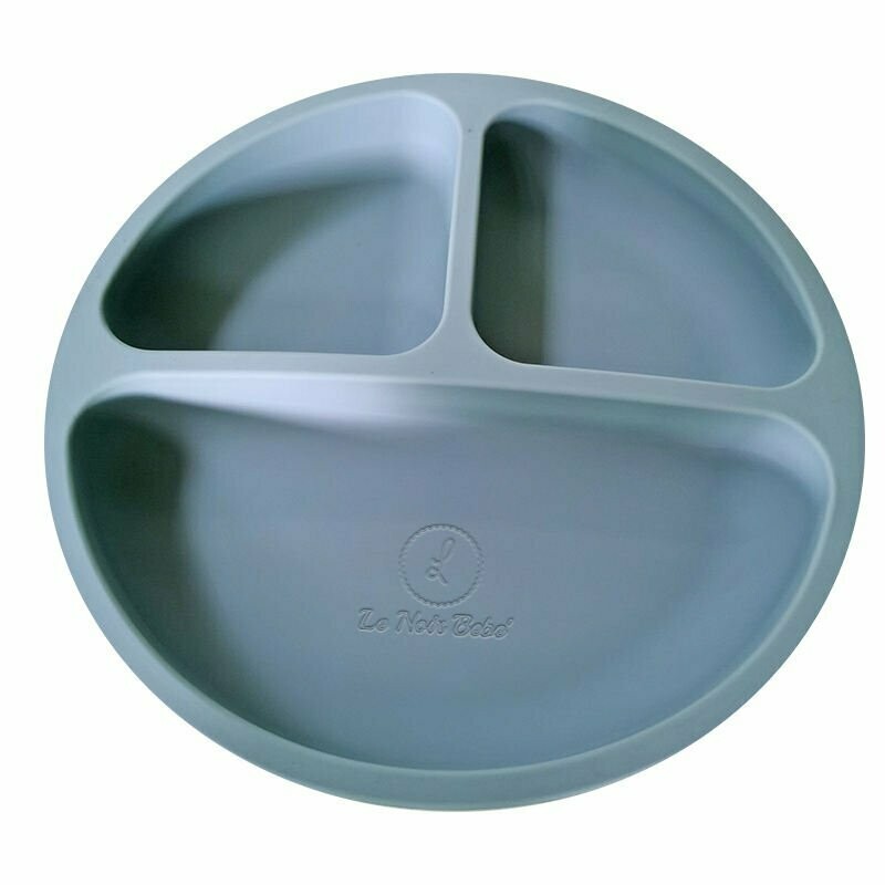 Stone Blue Suction Plate