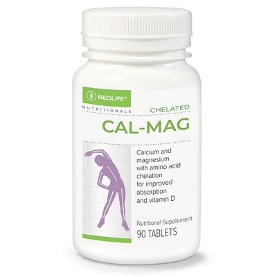 GNLD Neolife Chelated Cal-Mag with Vitamin D (90 Tablets)
