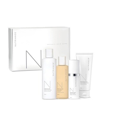 Nutriance Organic Skincare 3-Step System Combination/Oily