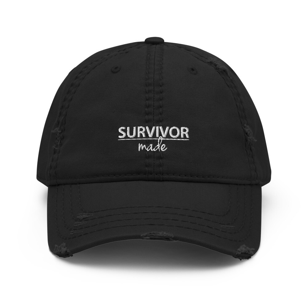 Survivor Made Distressed Hat - Dark