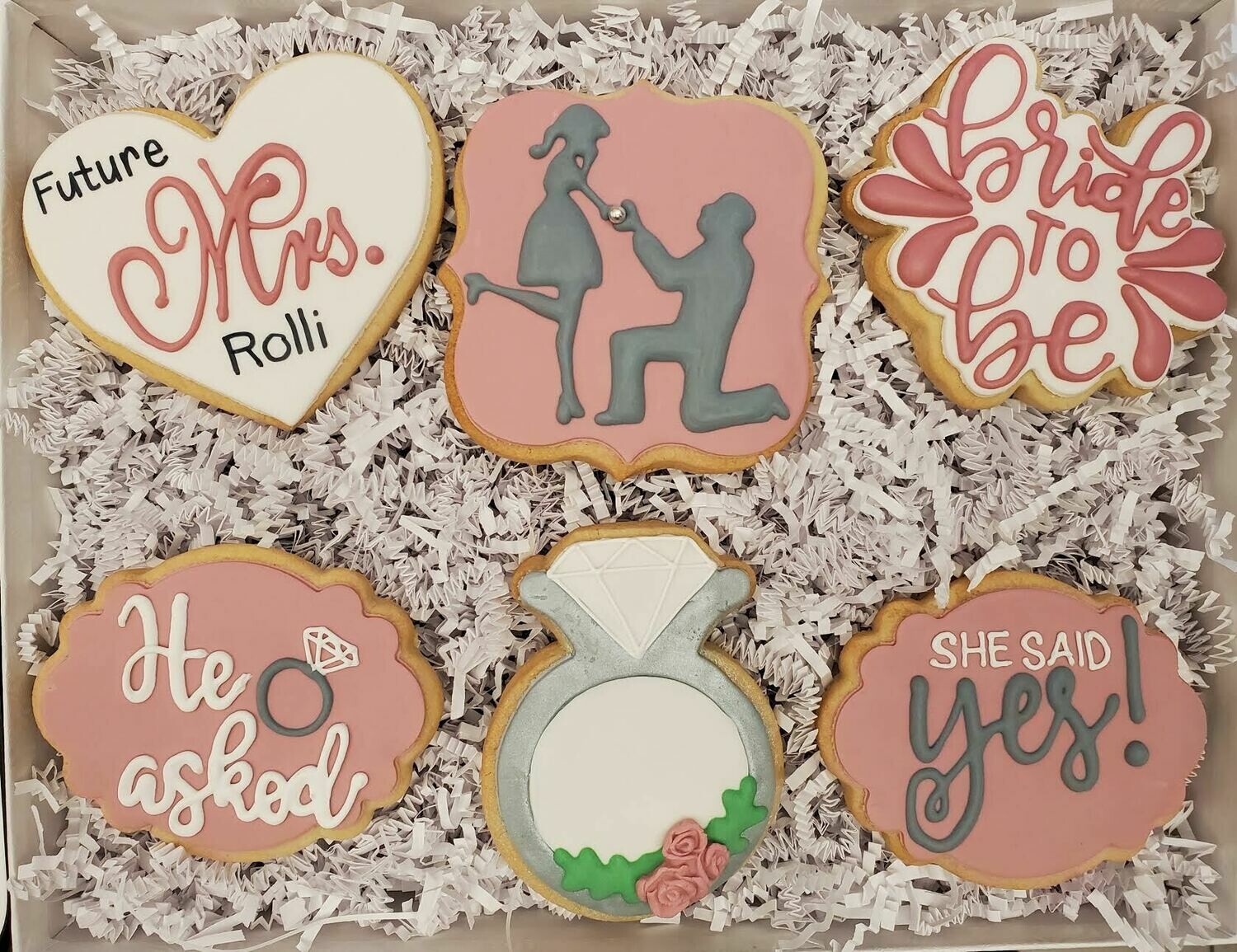 He Asked...She Said Yes! - 6 Cookies