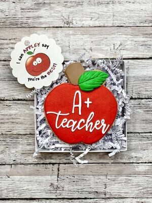 A+ Teacher Single Cookie