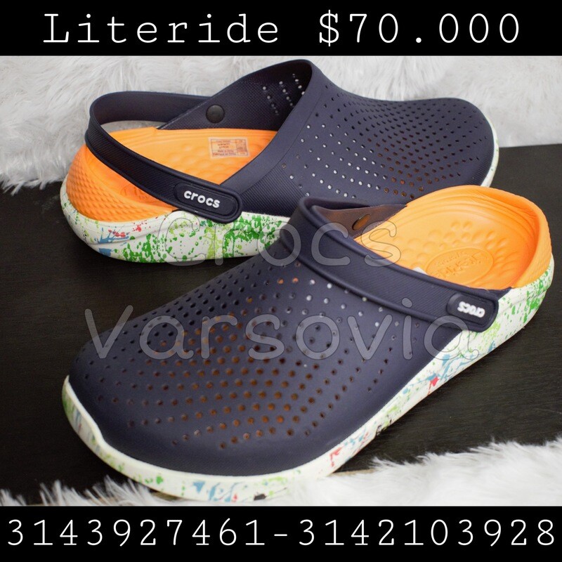 Literide azul x naranja chispeada