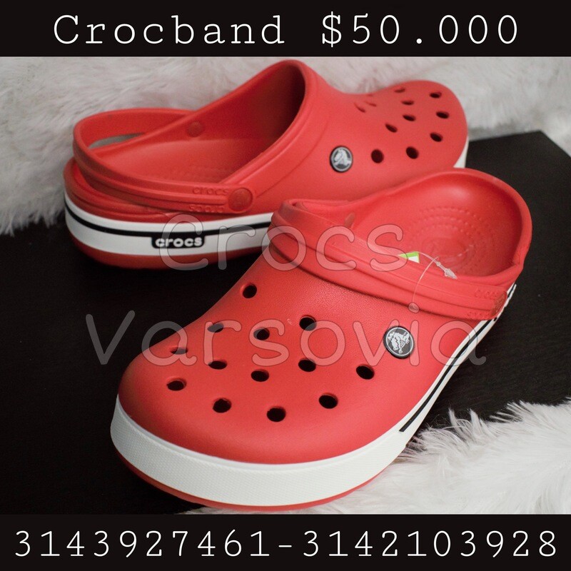 Crocband roja linea negra