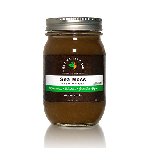 Premium Sea Moss Gel Infused with Bladderwrack - 16 oz