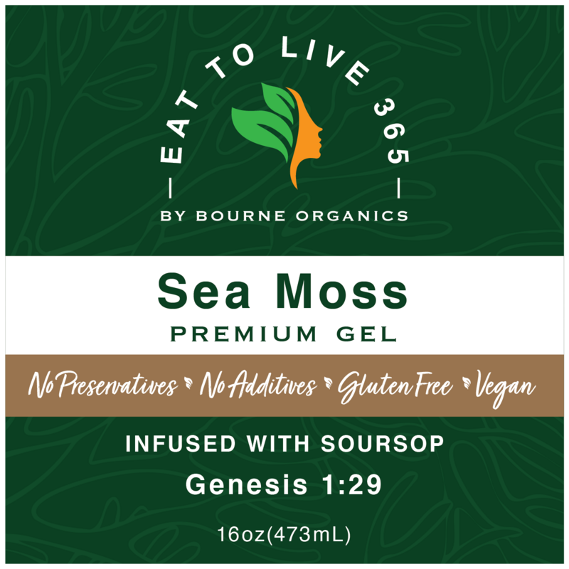 Premium Sea Moss Gel Infused with Soursop - 16oz Premium Sea Moss Gel Infused with Soursop - 16oz