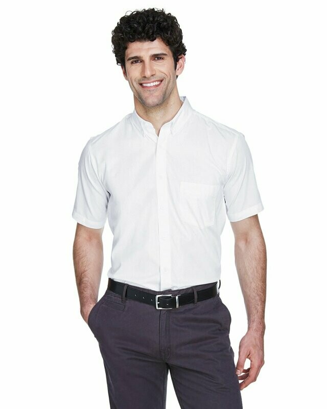 Core 365 Men's Optimum Short-Sleeve Twill Shirt