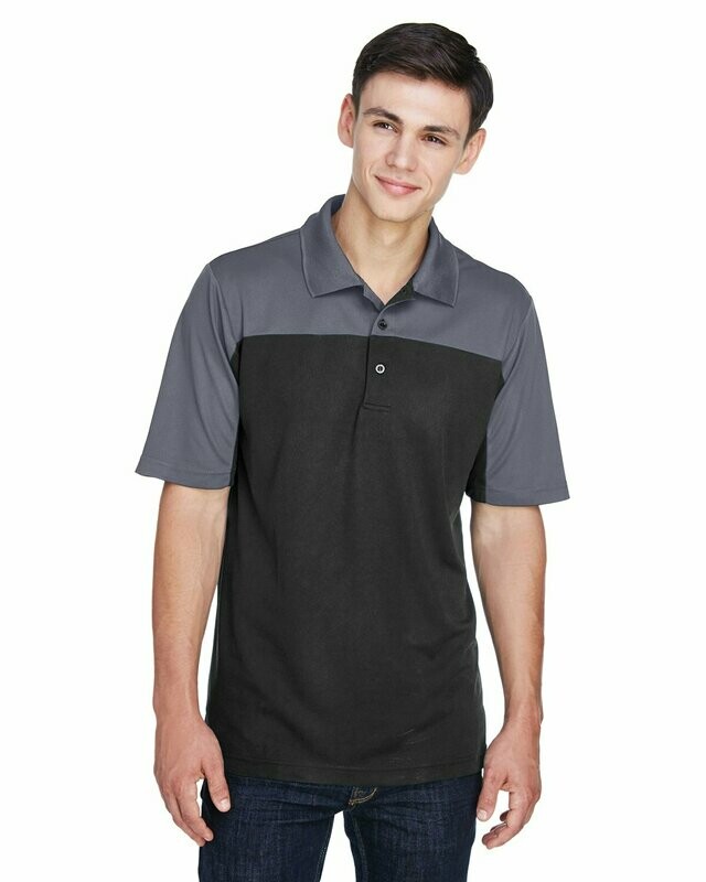 Core 365 Men's Balance Colorblock Performance Piqué Polo