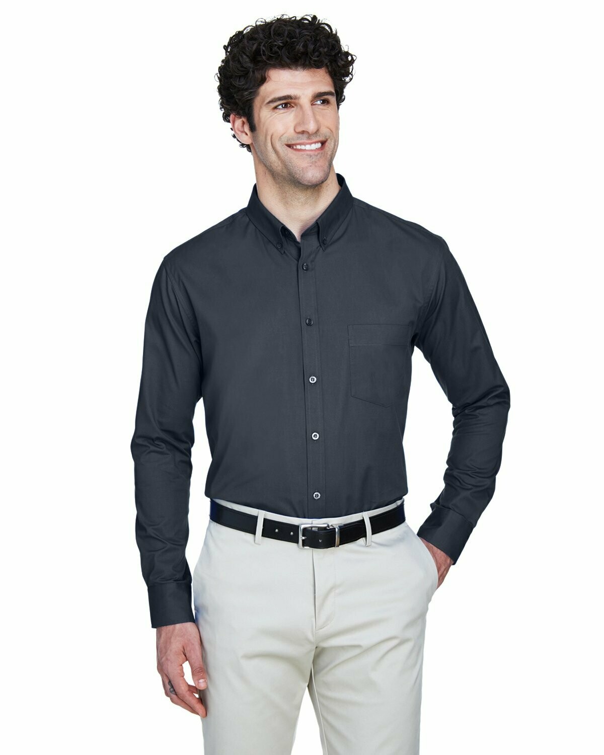 Core 365 Men's Operate Long-Sleeve Twill Shirt