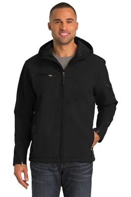 Port Authority - Textured Hooded Soft Shell Jacket