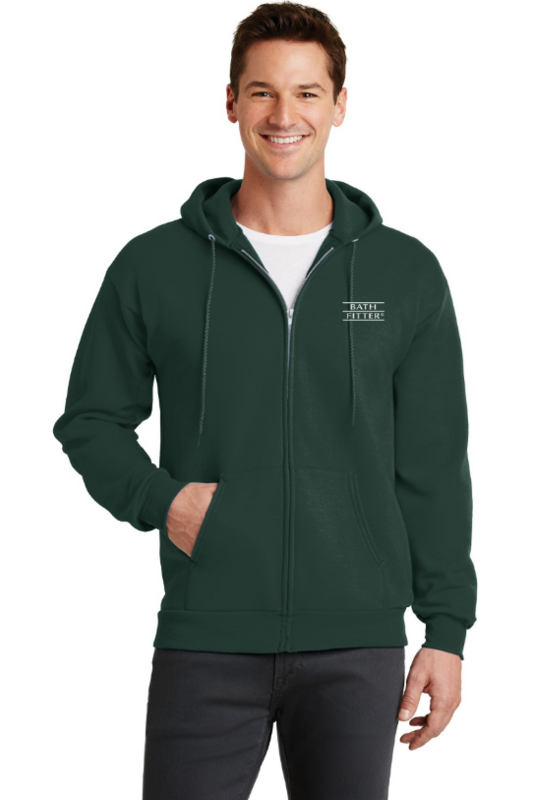 Port & Company - - Core Fleece Full-Zip Hooded Sweatshirt.