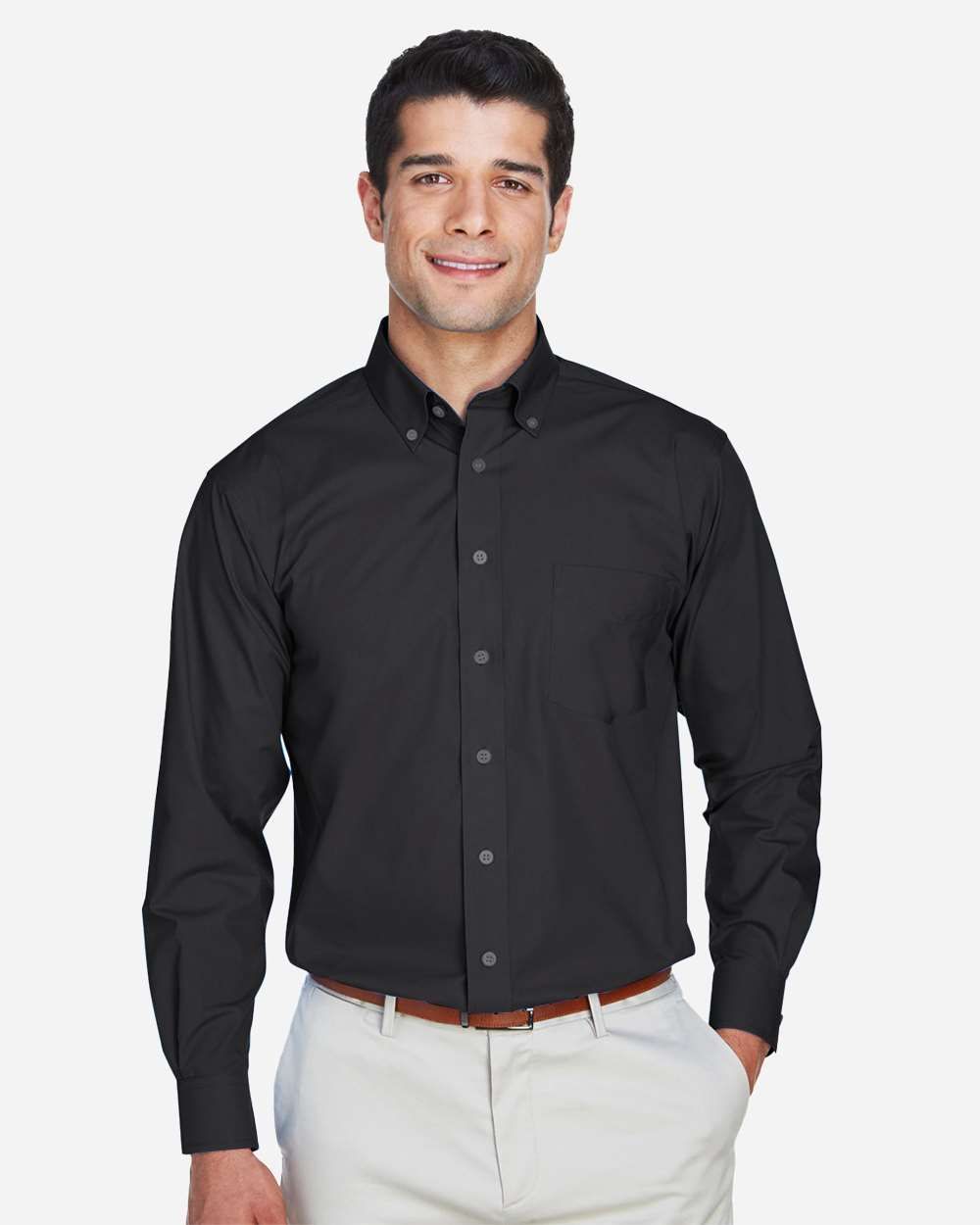 Devon & Jones - Men's Crown Collection® Broadcloth Woven Dress Shirt