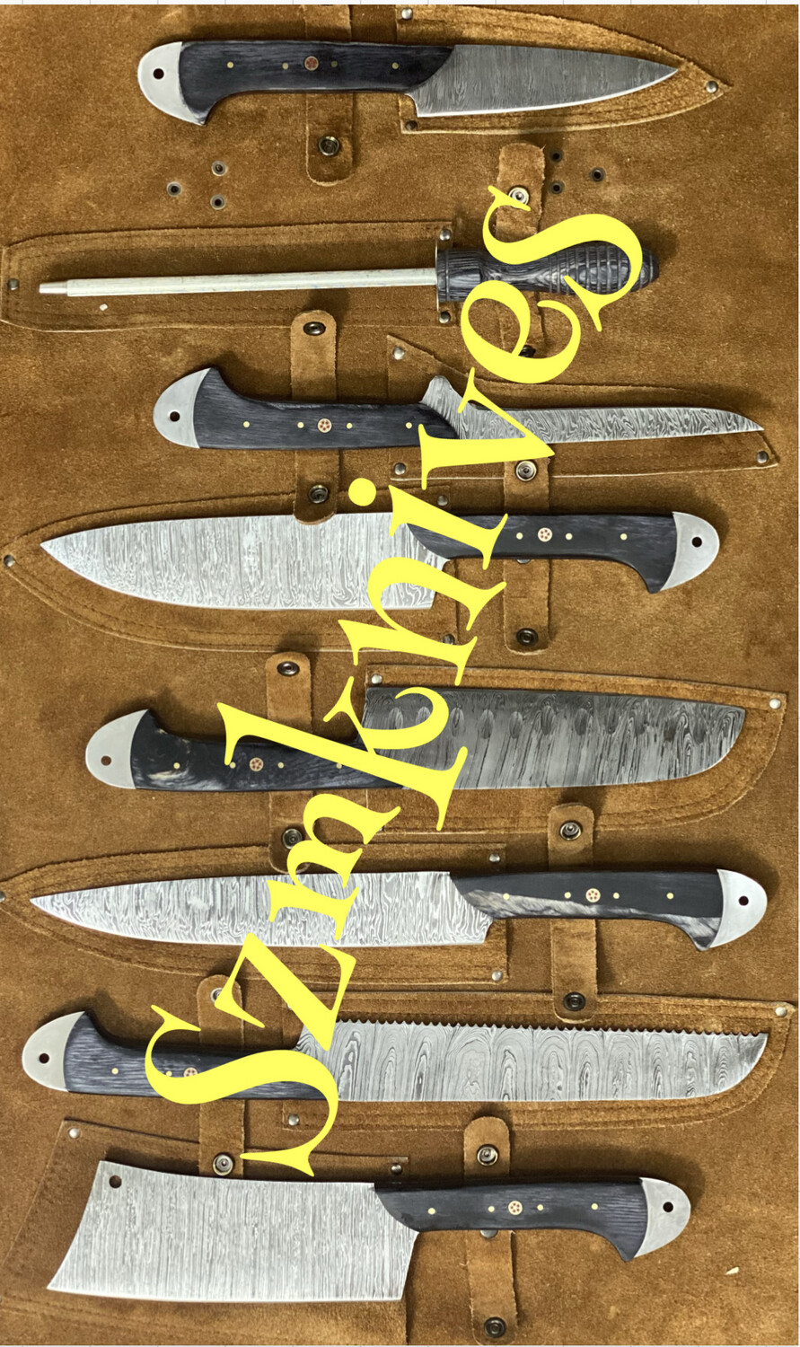 Damascus Hand Made Kitchen Set