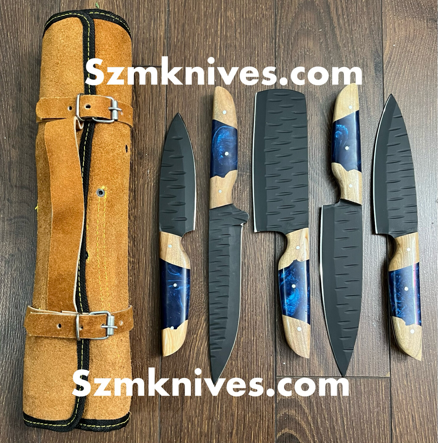 Hand Made 5 Pcs Carbon Steel Kitchen Set