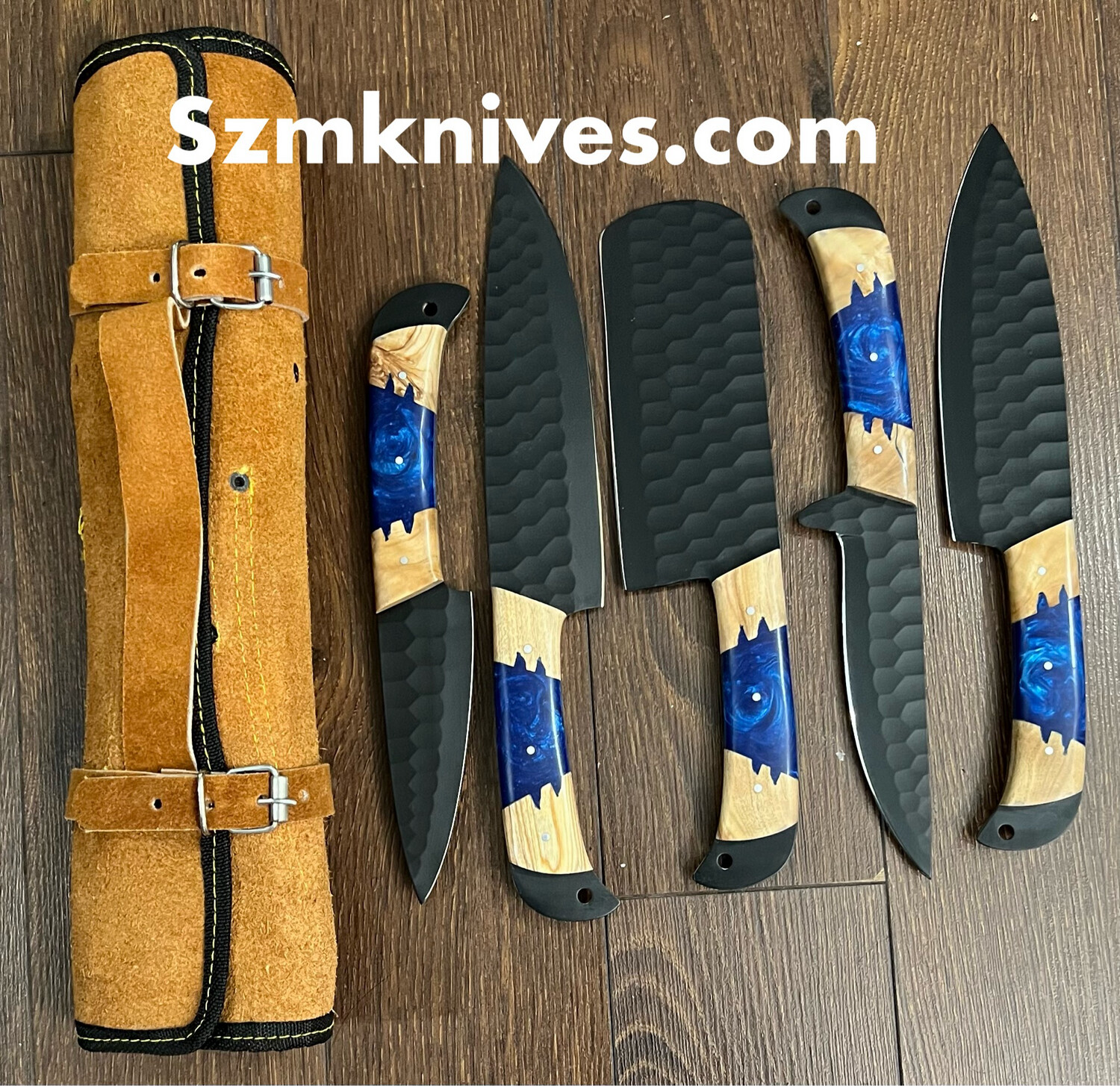 Beautiful Hand Made 5 Pcs Carbon Steel Kitchen Set