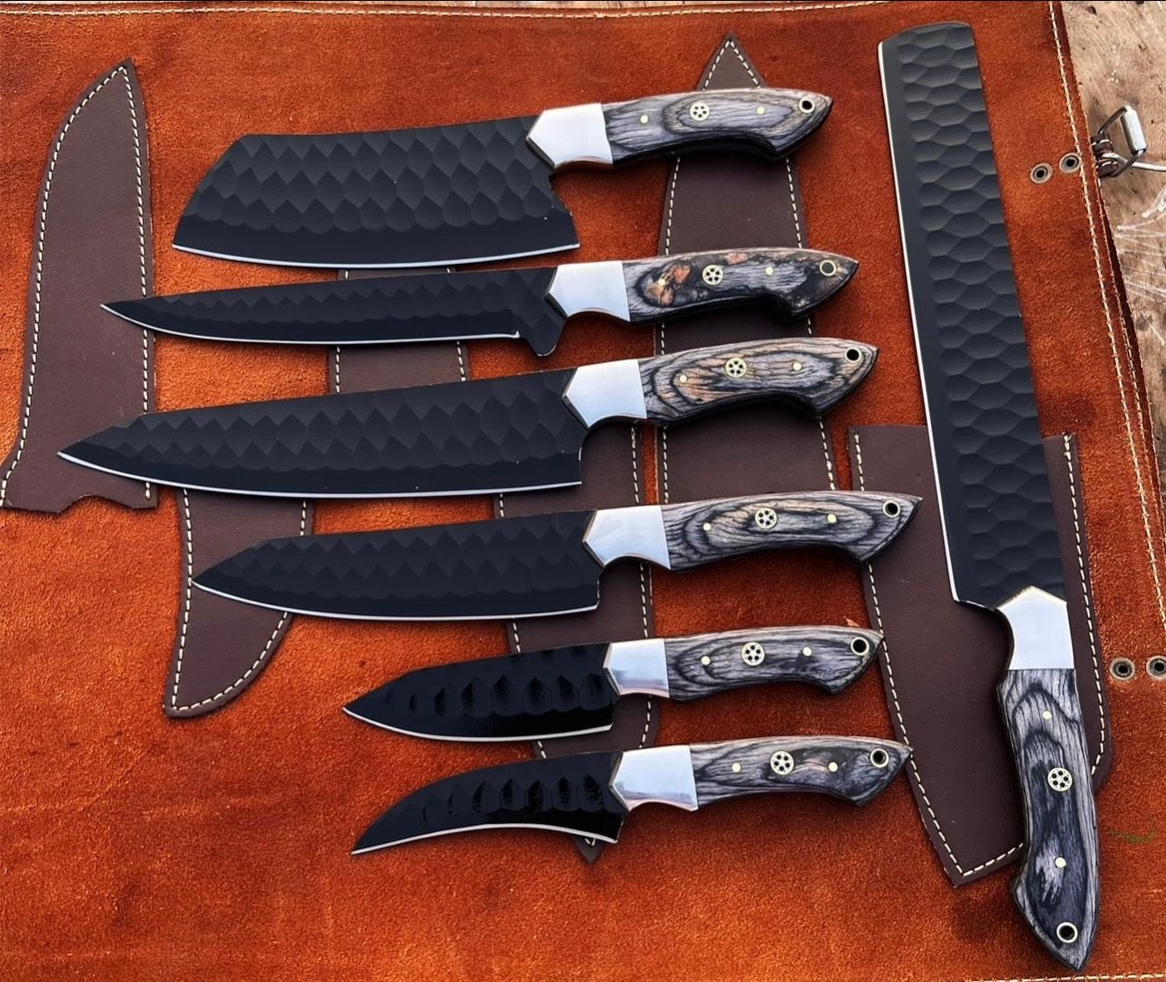 7 Pieces Carbon Steel Kitchen Set