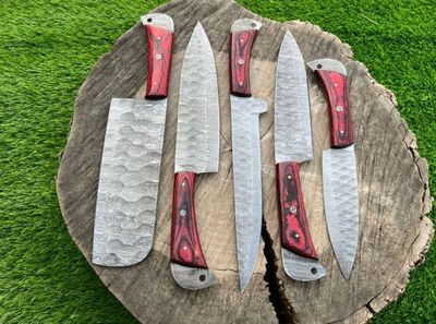 5 Pieces Damascus Kitchen Set