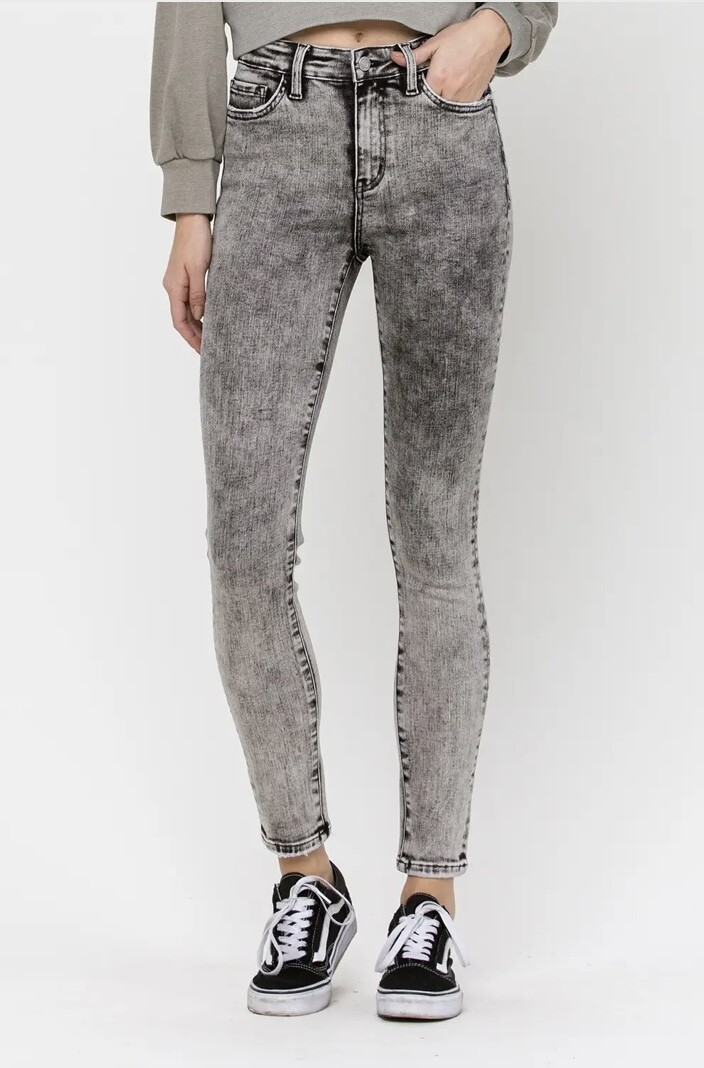 Haylie Acid High Rise Skinny