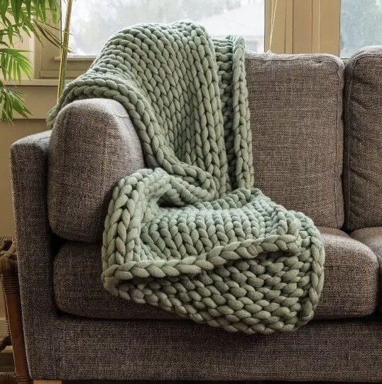 Chunky Knit Throw