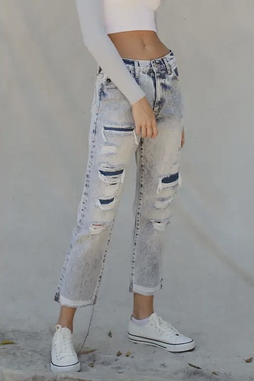 Kancan Distressed Straight