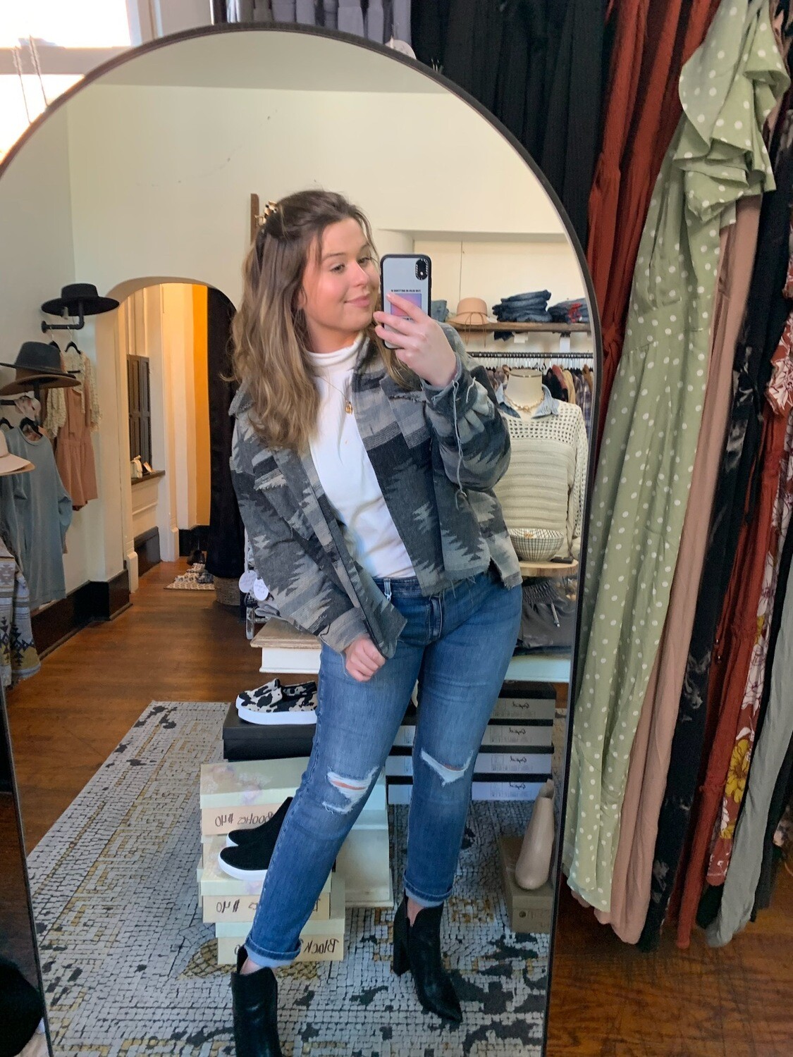 Curvy Tribal Shacket
