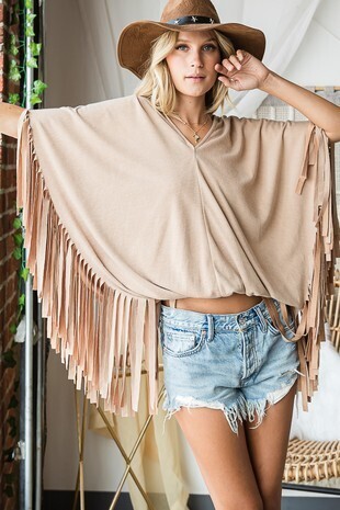 Fringed Out Top