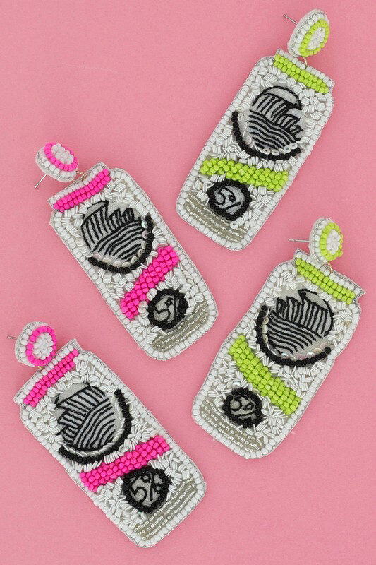 White Claw Earrings