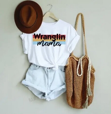 Wranglin Mama Tee