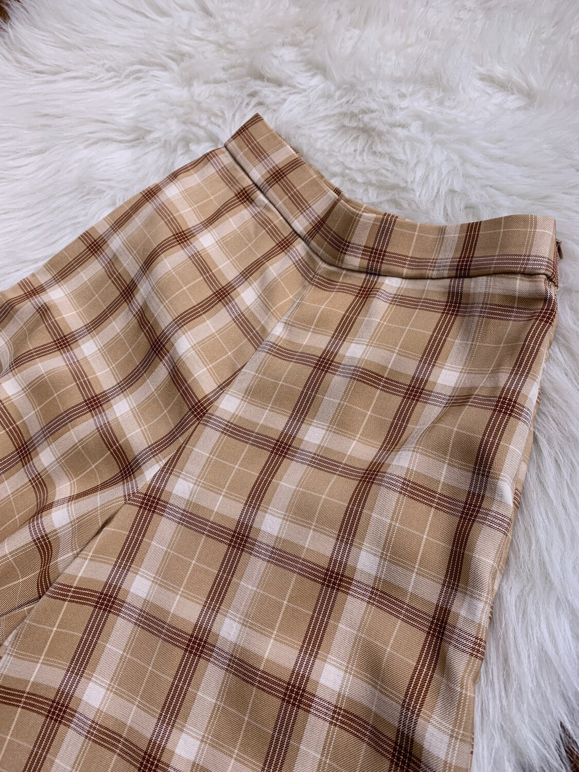 Sunny  Plaid Wide Leg Pants