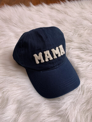 Mama Baseball Cap Navy Blue