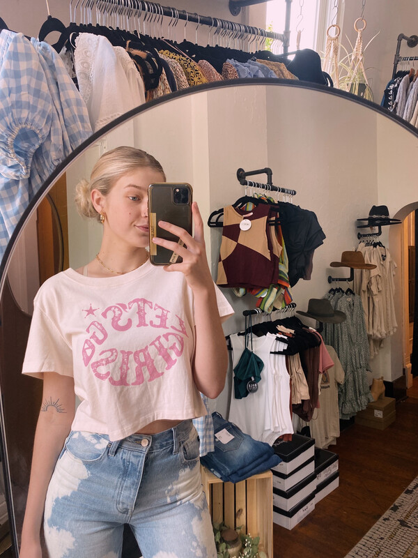 Let&#39;s Go Girls Crop
