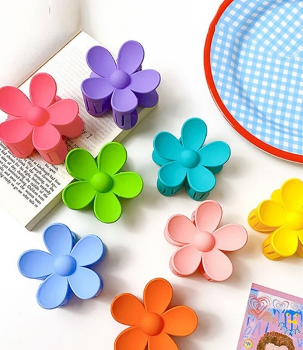 Large Flower Clip