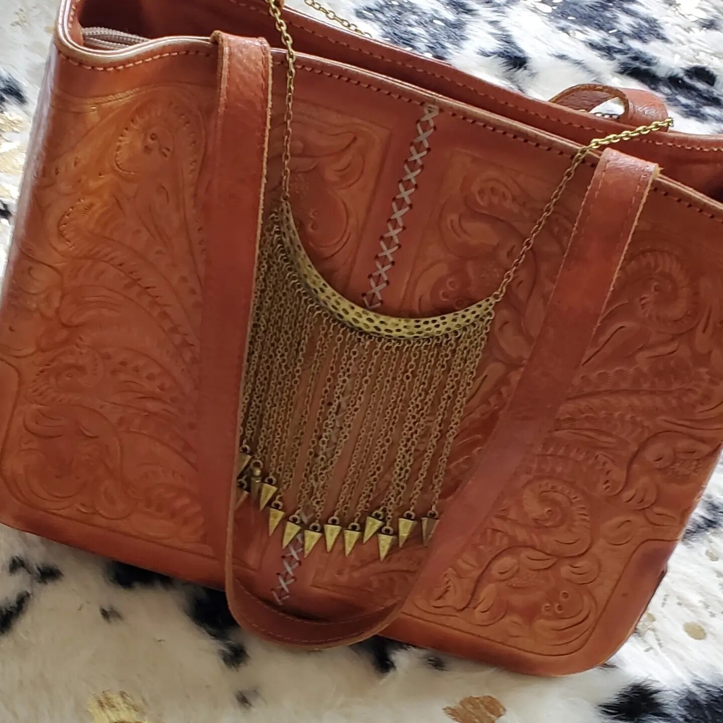Vintage Arrowhead Fringe